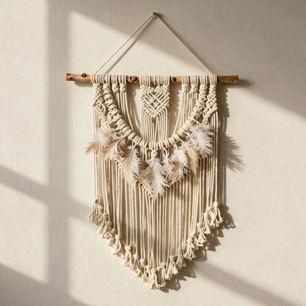 Atelier Tissage Macramé & Plumes Murales