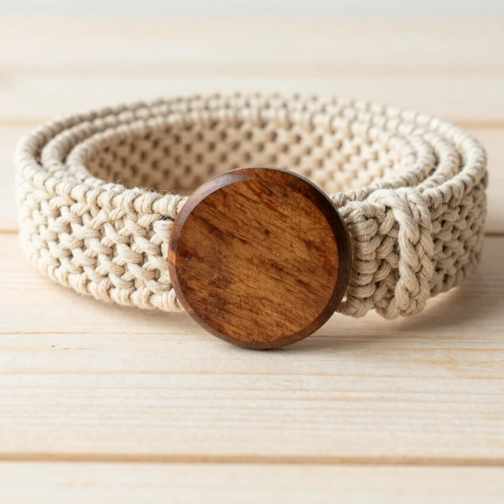 Ceinture Tressée Feuillage